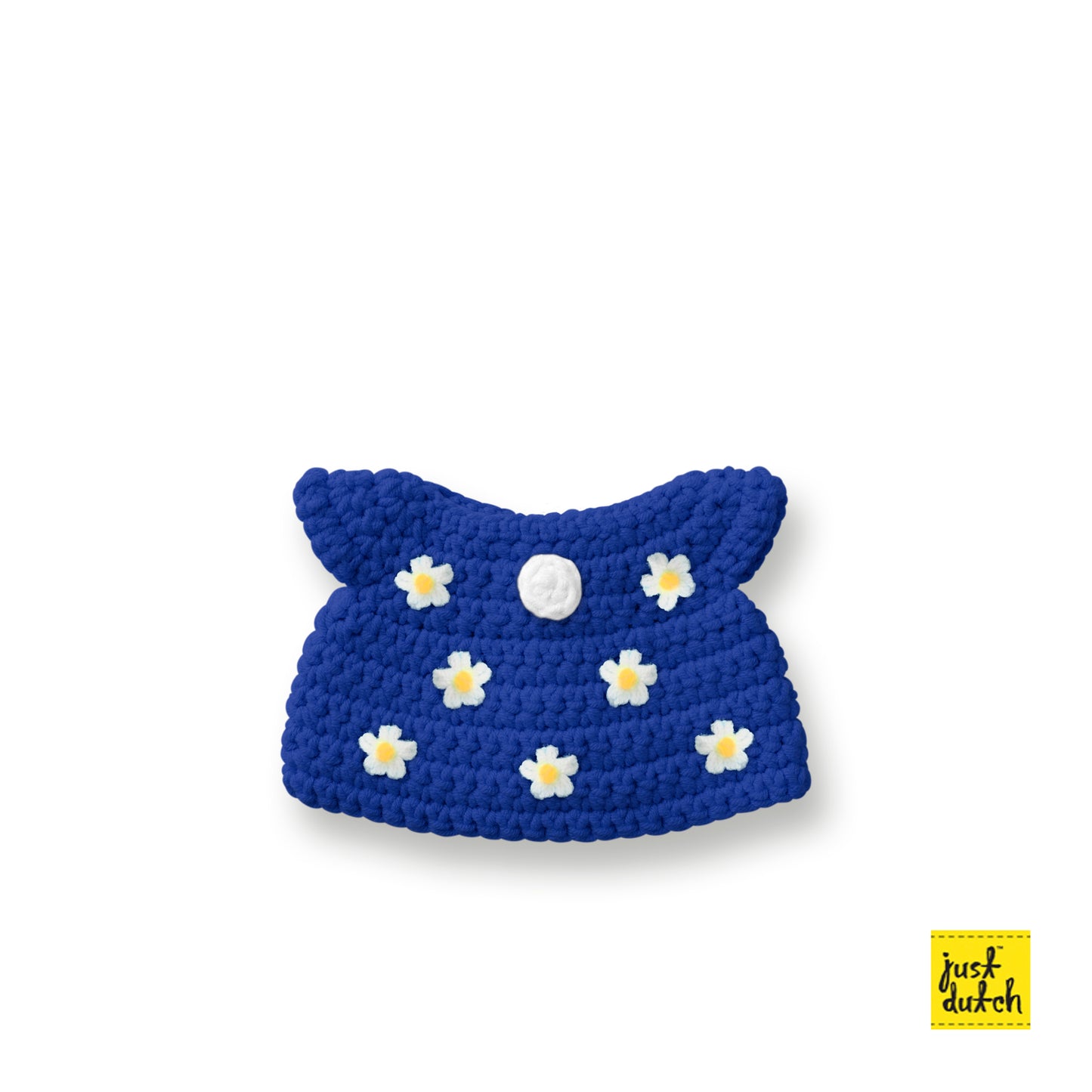 ドレス フラワー ブルー ハンドメイド
