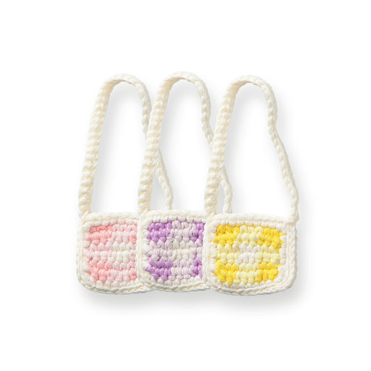 パステルバッグ ハンドメイド セットオブスリー